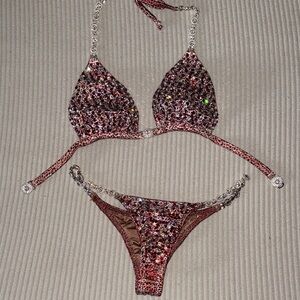 Sparkling Sequin Bikini Set